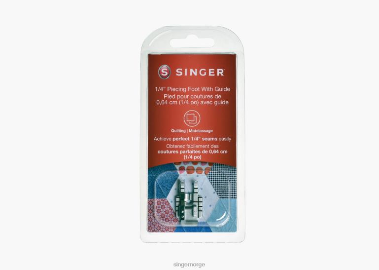 SINGER 1/4 trykkfot med guide for se91-seriens sy- og broderimaskiner tilbehør 2RH8Z141